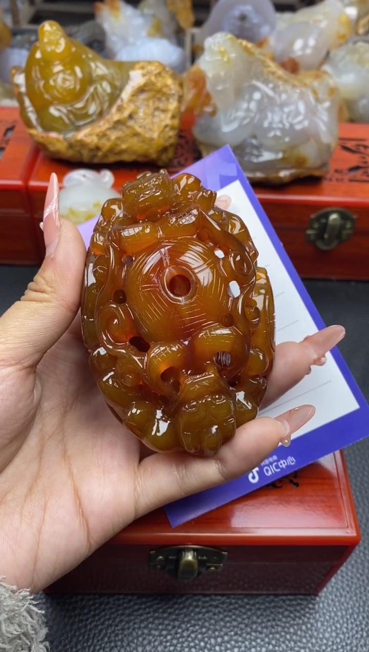 【闪购商品】玛瑙/玉髓手把未镶嵌00