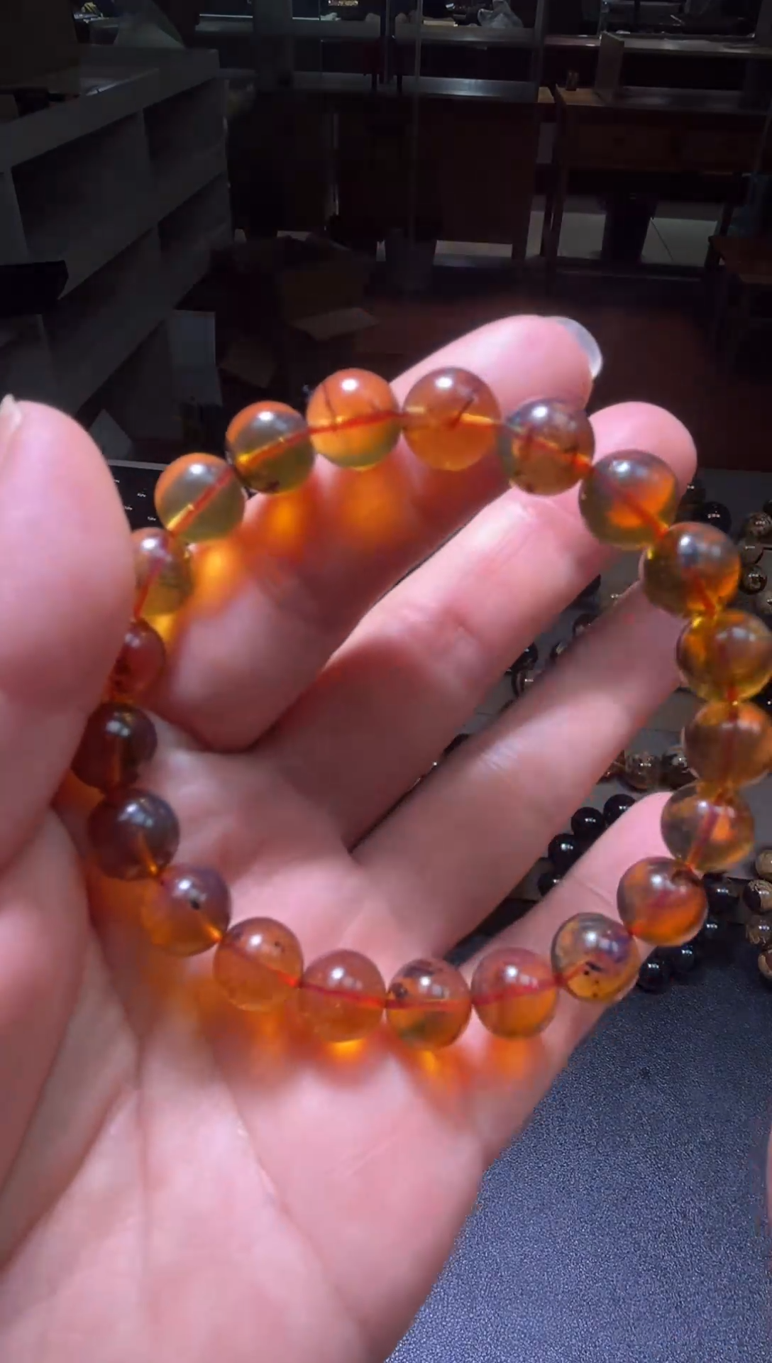 未镶嵌琥珀手串9mm缅甸琥珀手串