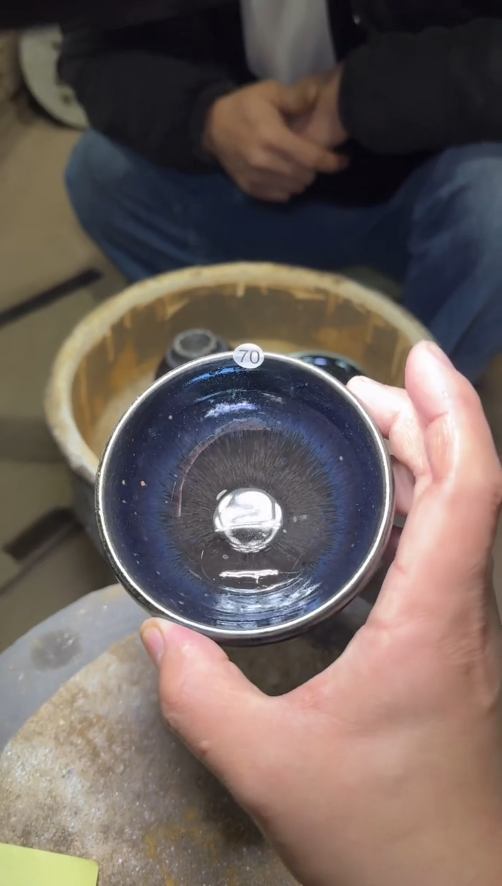 茶盏70号朱秋敏龙窑柴烧作品