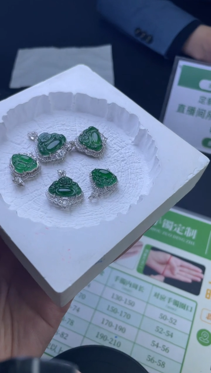 【闪购商品】翡翠颈饰银S925镶嵌W008-22994多样性发一