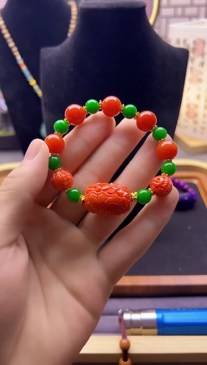 【闪购商品】翡翠颈饰14K金镶嵌S543    