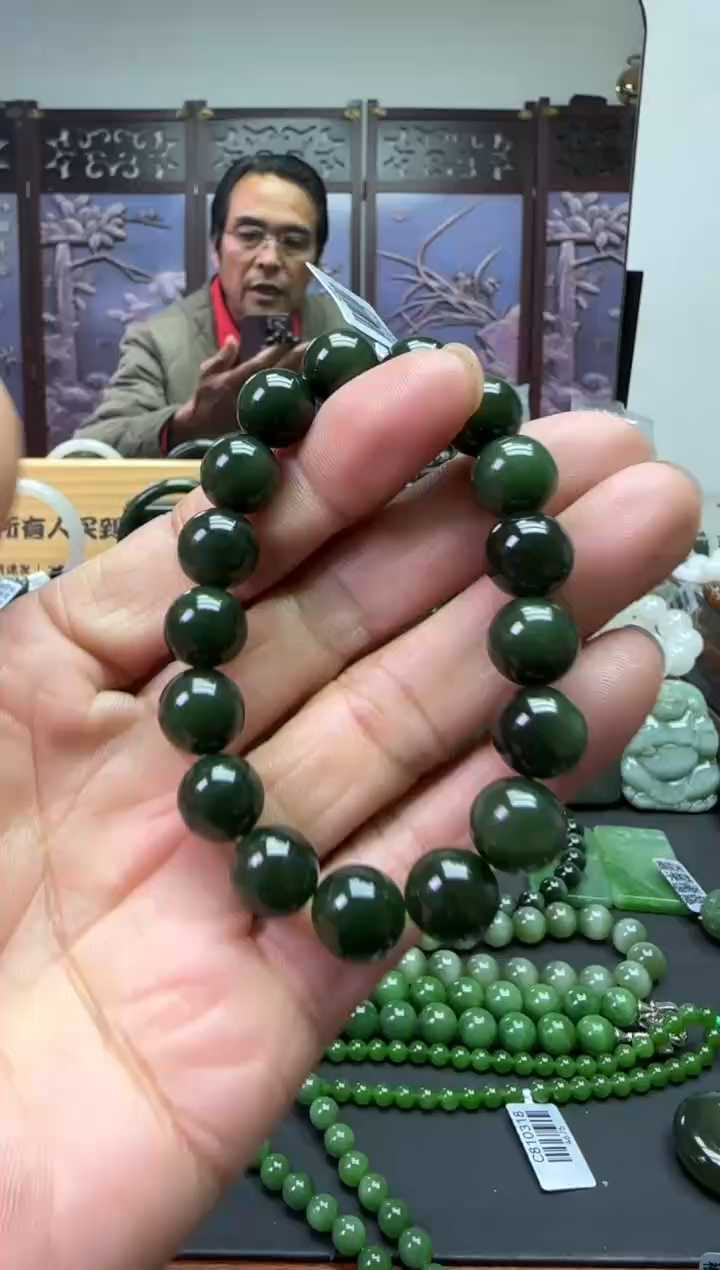 未镶嵌和田玉珠宝奇石手串