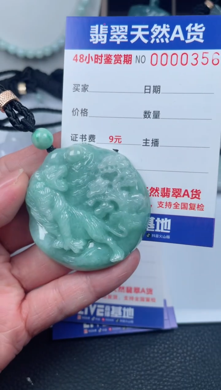 翡翠未镶嵌颈饰         
