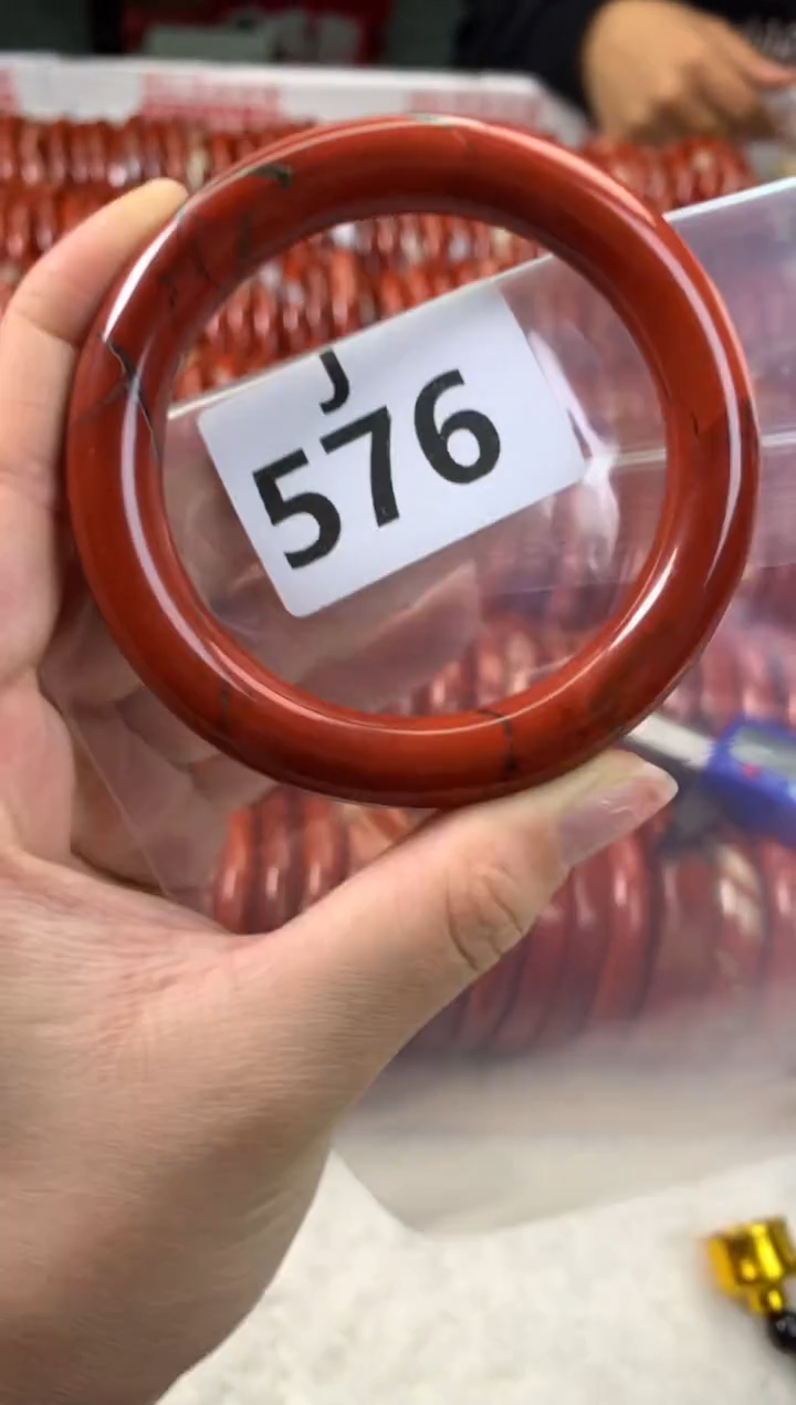 【闪购商品】碧石红碧石手镯J未镶嵌576-58