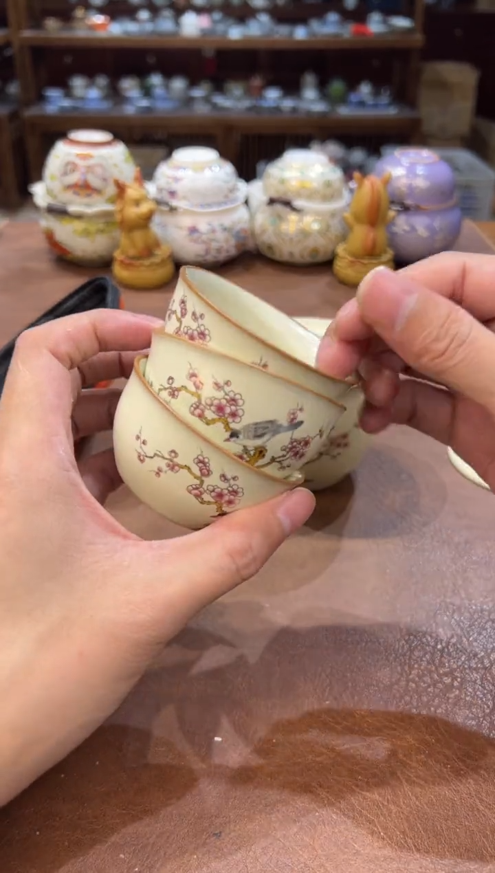 真的很便宜会开片的旅行茶具