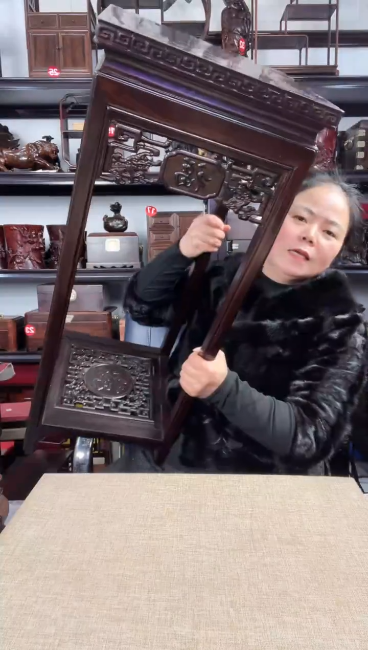 木花架老李红木工艺品
