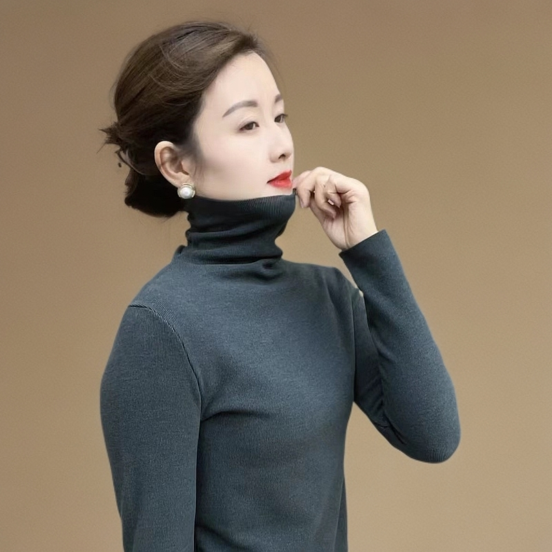 [拥抱阳光]德绒云朵高领打底衫堆堆领加厚版（450g）008-2款冬季