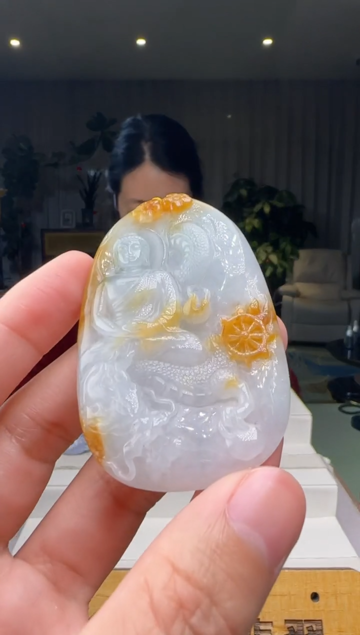 【闪购商品】翡翠吊坠(不含链)未镶嵌XM@@960Q3J12608
