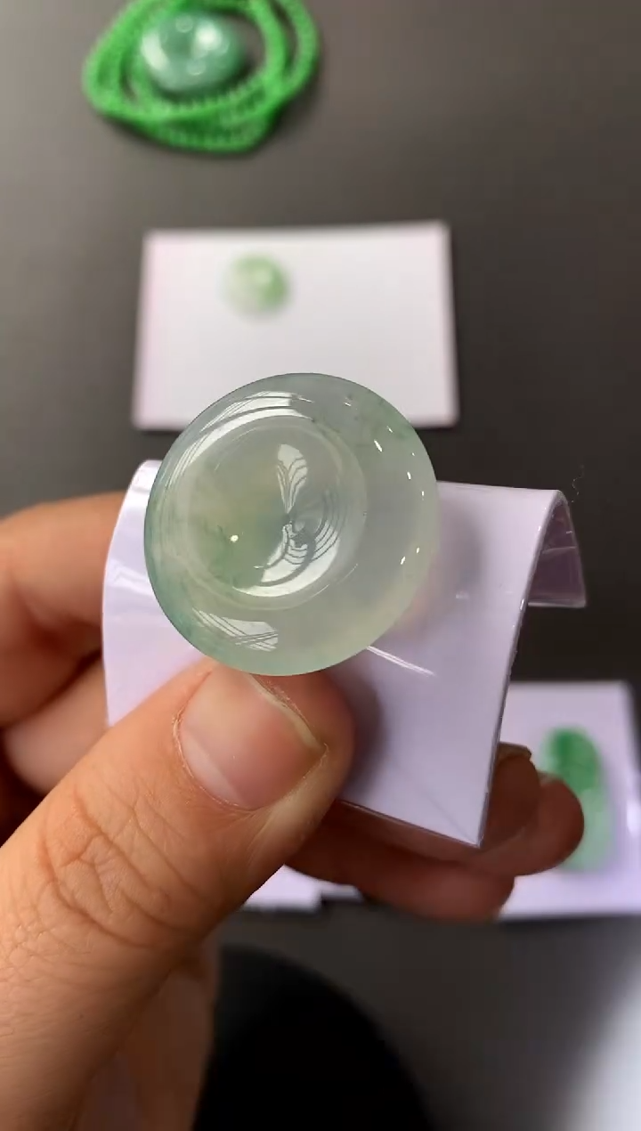 【闪购商品】定制翡翠未镶嵌扣子