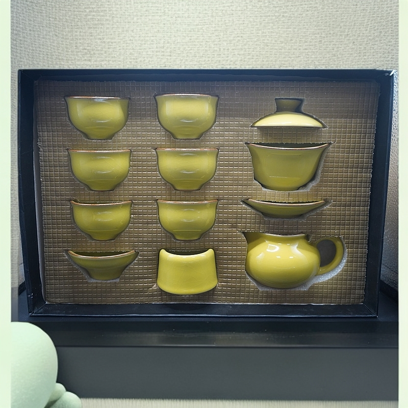 【025】开片哥窑茶具陶瓷功夫茶壶茶杯家用简约礼品