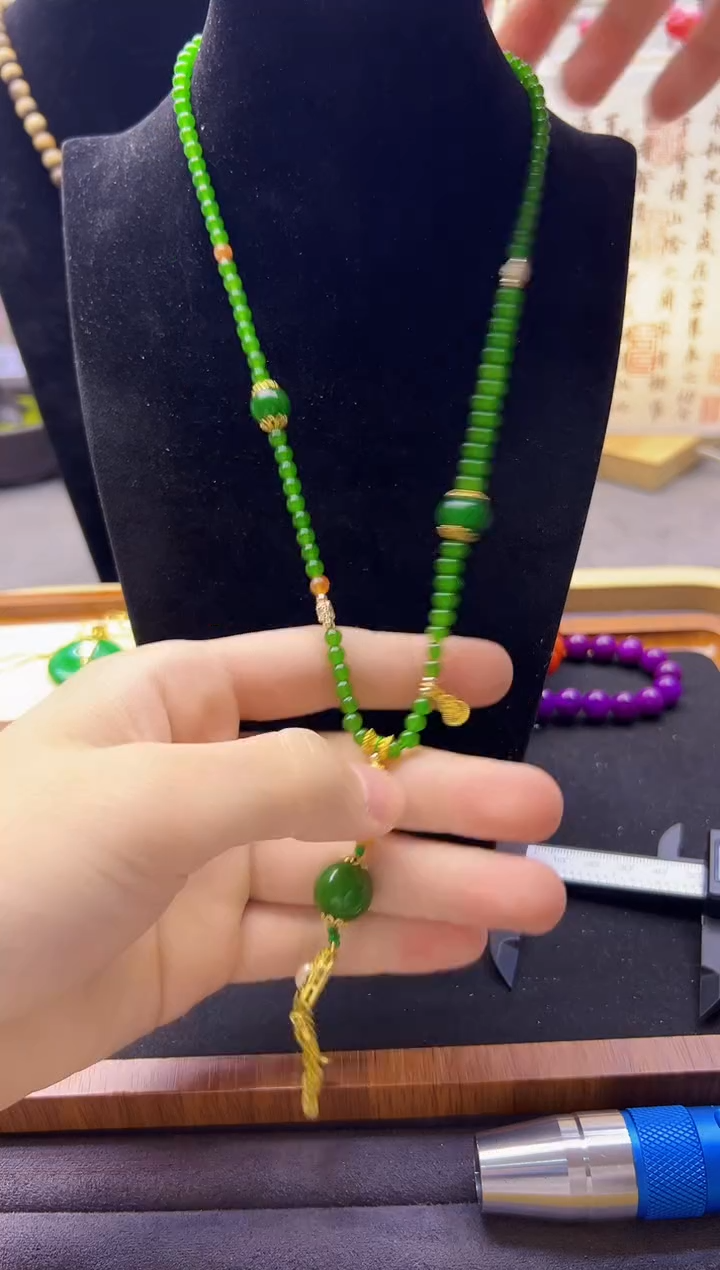 【闪购商品】和田玉颈饰14K金镶嵌X236          