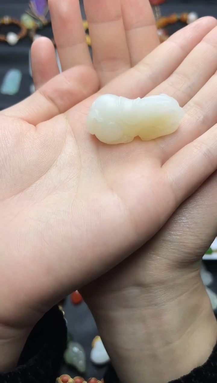 颈饰未镶嵌和田玉唐马【定制】06