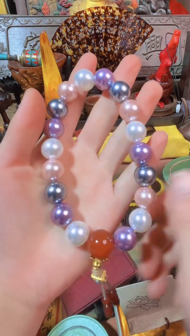 【闪购商品】玛瑙/玉髓手链合金浩最帅哈哈哈哈哈哈哈