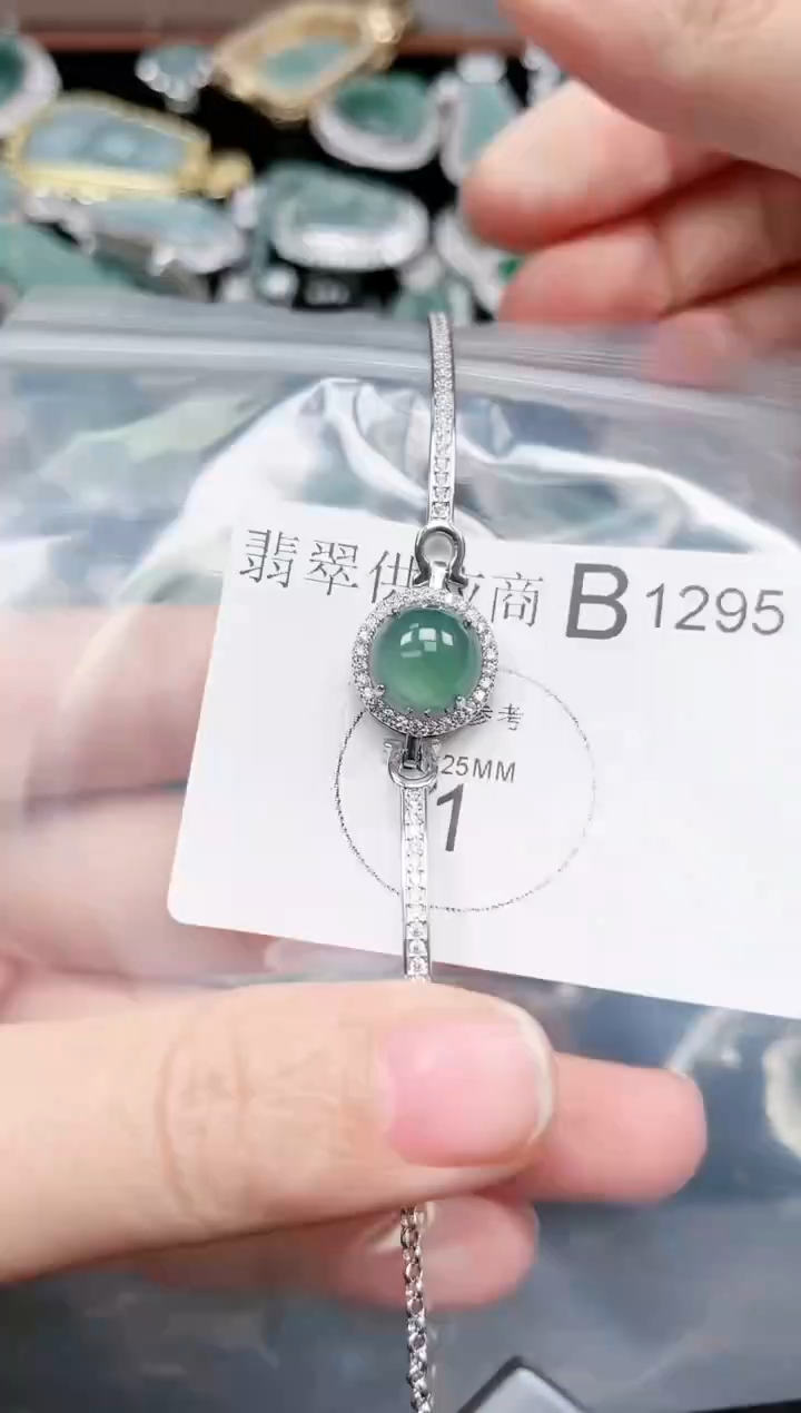 【闪购商品】翡翠颈饰未镶嵌1295赠皮绳