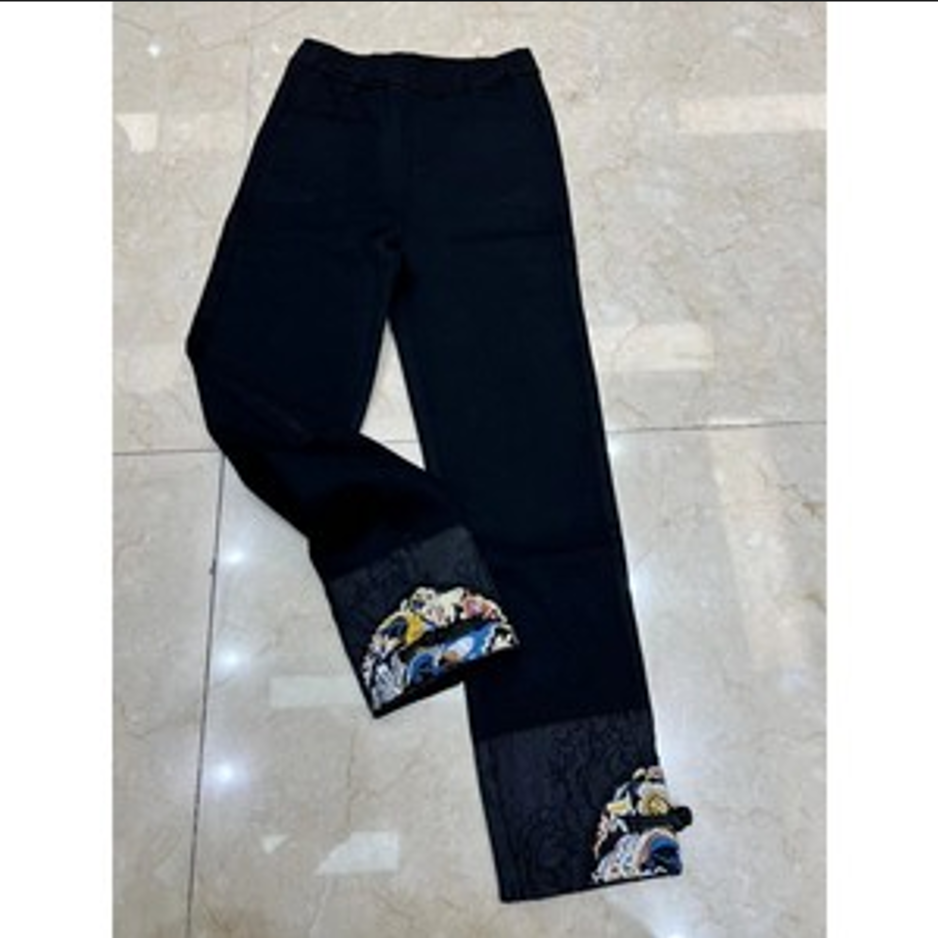 0509时尚高弹百搭女士国风休闲裤