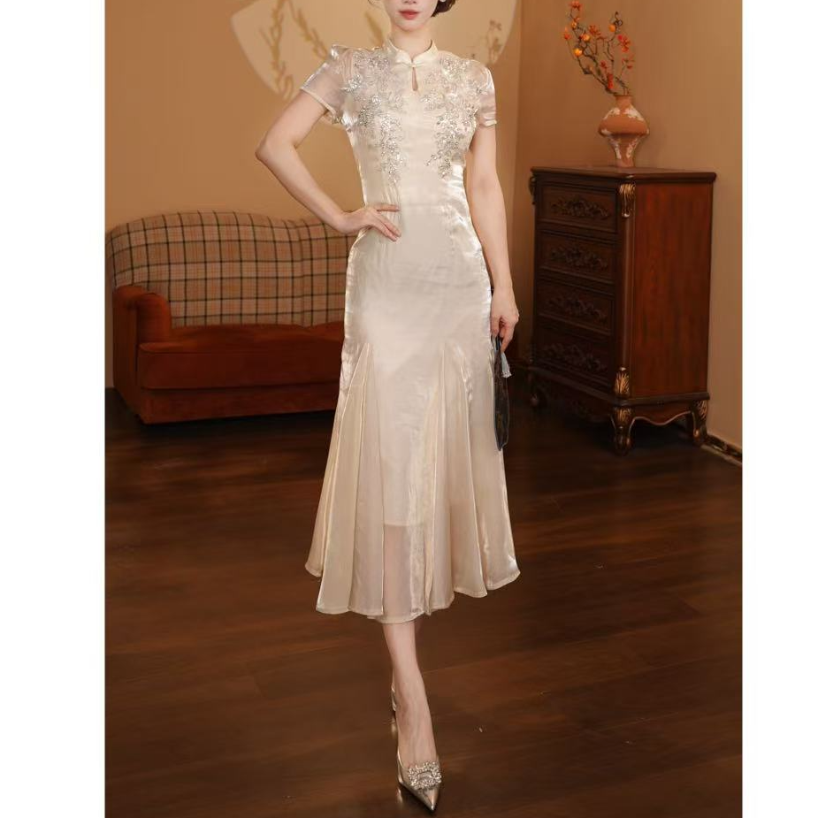 3店【温迪原创】-1275（琉璃白）连衣裙G333