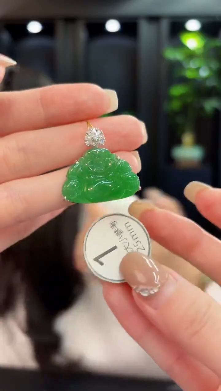 颈饰未镶嵌翡翠 缅甸A货/支持复检/一件