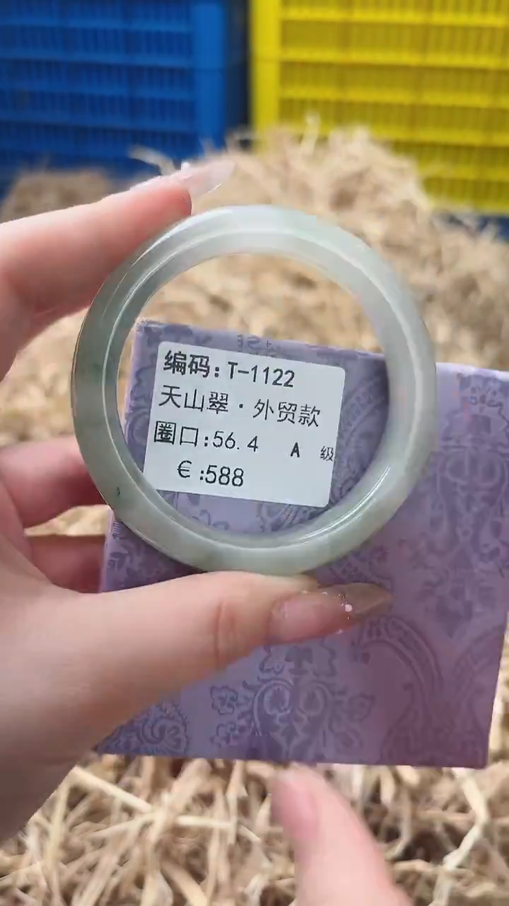 未镶嵌手镯石英质玉T-1122