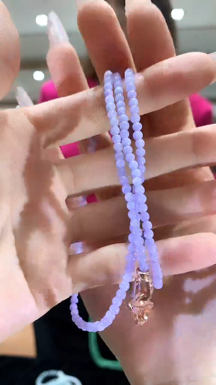 【闪购商品】翡翠颈饰未镶嵌项链LW