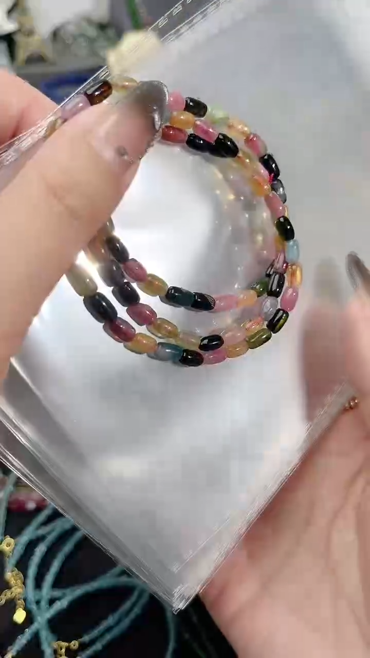 【闪购商品】碧玺手链未镶嵌桶珠199