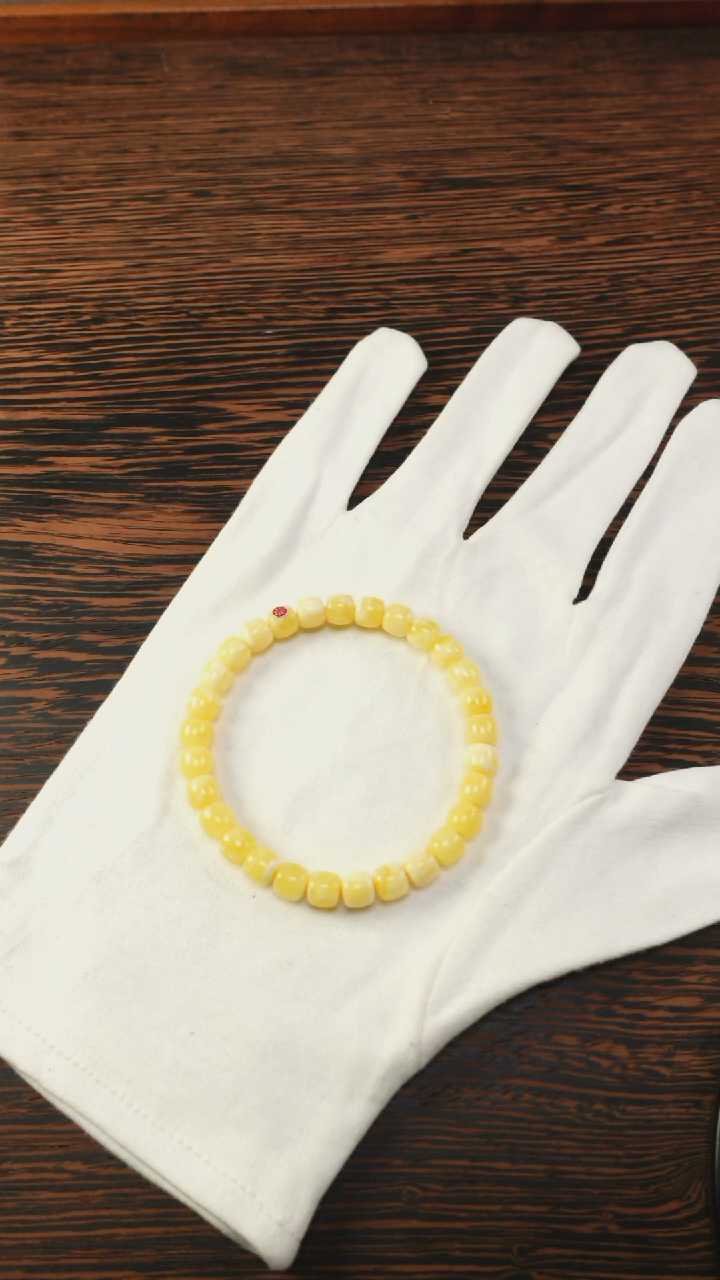 【闪购商品】蜜蜡手链未镶嵌2153/7mm红标手串