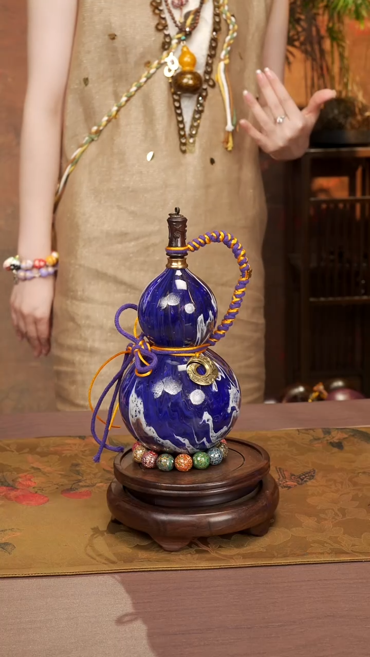 64易林高端工艺大漆酒葫芦--178
