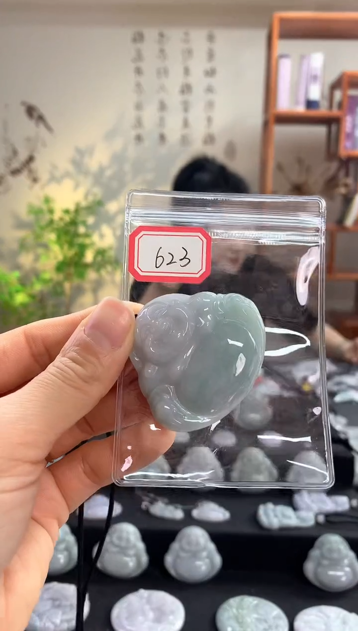 【闪购商品】翡翠颈饰未镶嵌佛公623