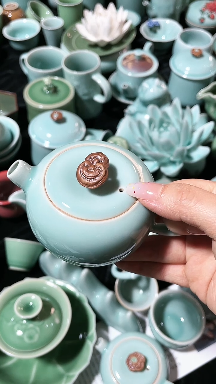 特价福利 微瑕 慧仙青瓷