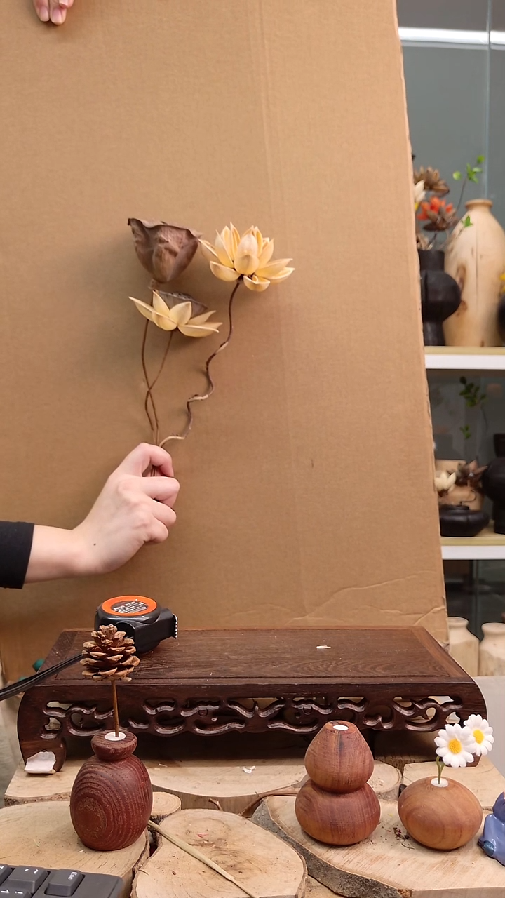 木手工花一套，直播间