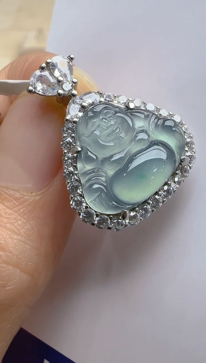 【闪购商品】翡翠吊坠(不含链)银S925镶嵌多样性团购发一件