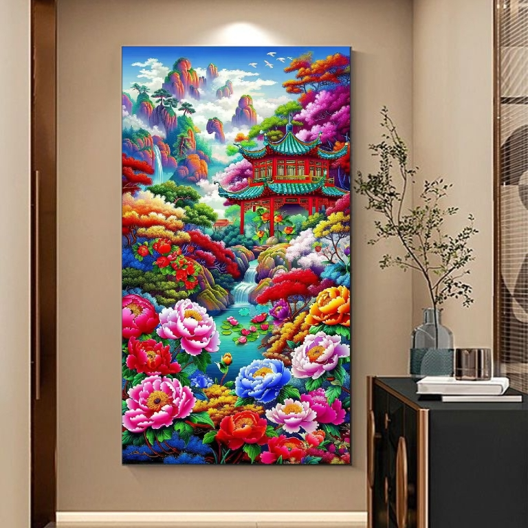 手工成品T0503浣溪沙-观山 大格t3106