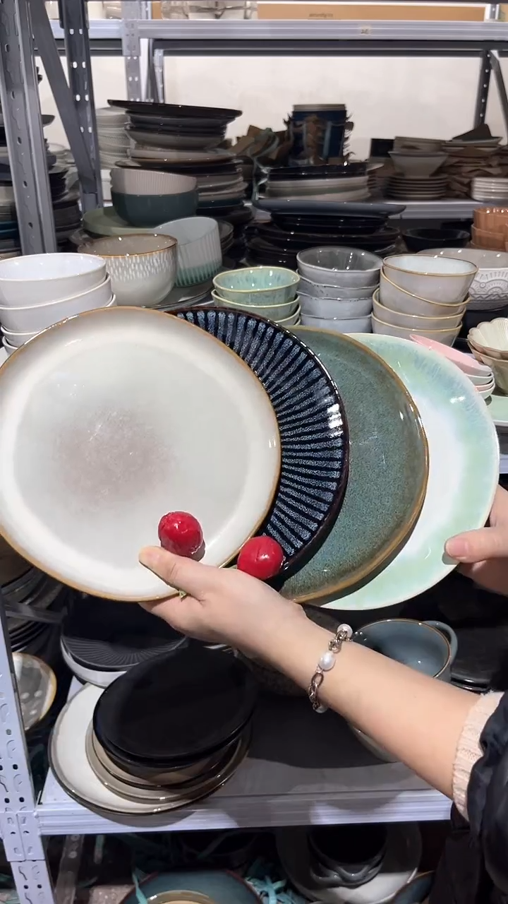 【闪购商品】瓷片外贸尾货瑕疵满20包邮X4 小盘组合
