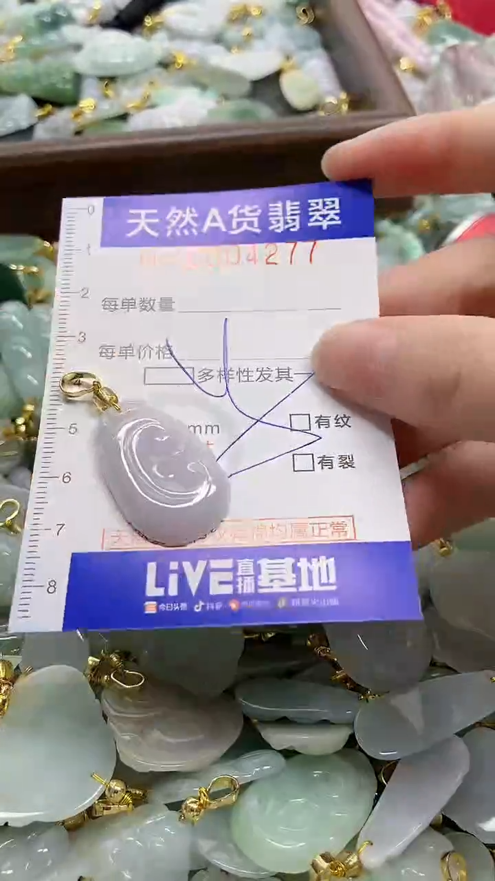 颈饰未镶嵌翡翠天然A货翡翠