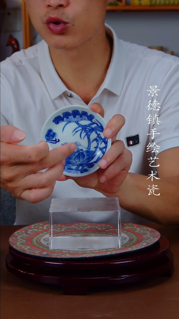 现代景德镇手工手绘陶瓷摆件8