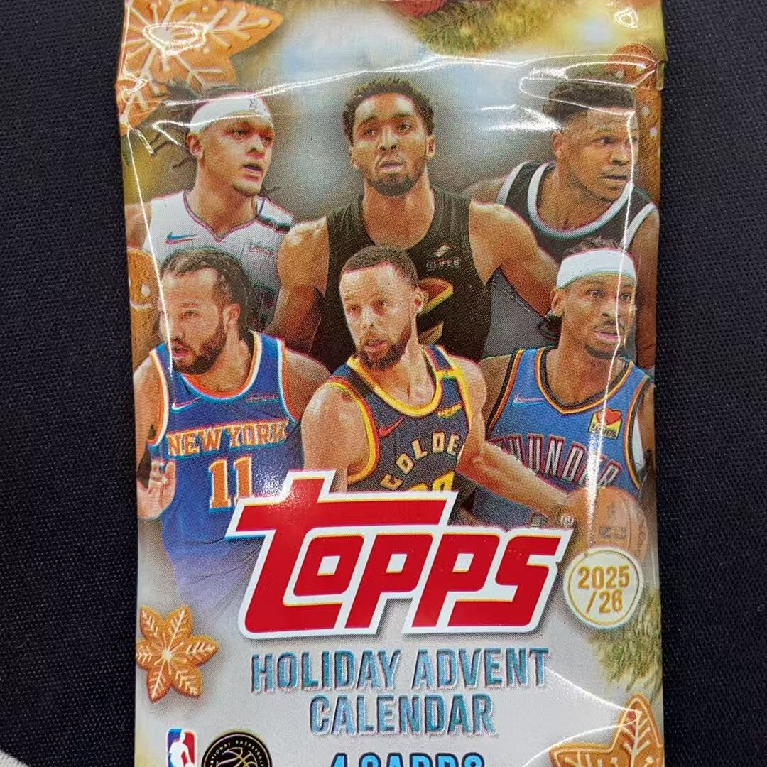 2025/26 Topps Holiday Basketball - 假日日历 单包【代拆】