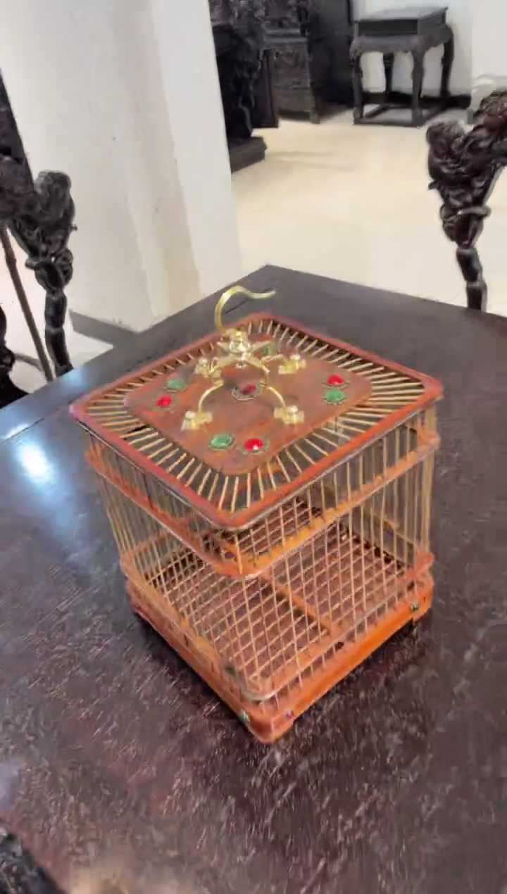 【闪购商品】木花梨木方鸟笼鸟笼