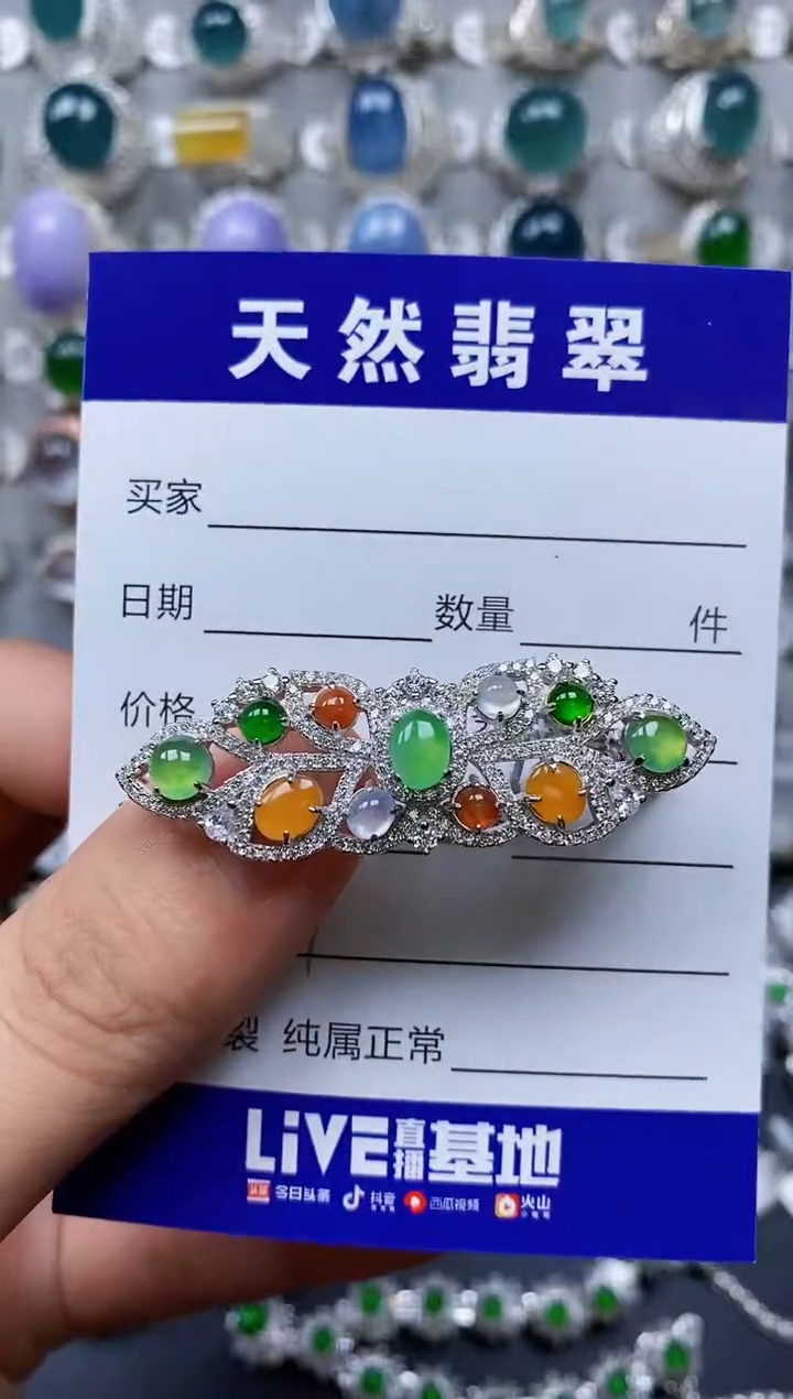 【闪购商品】翡翠颈饰银S925镶嵌0131