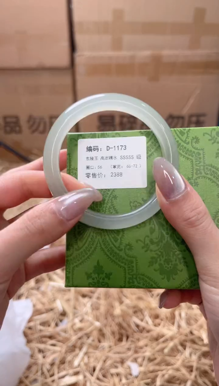 未镶嵌手镯石英质玉D-1173