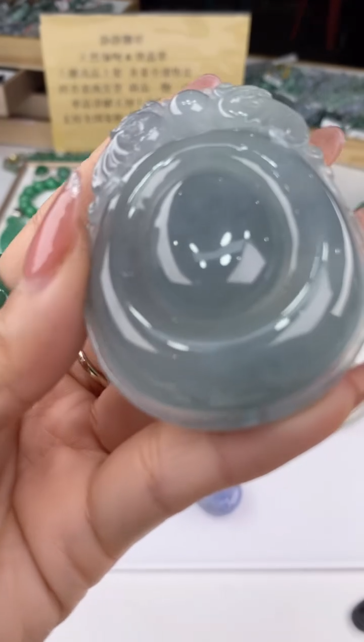 【闪购商品】翡翠吊坠(赠链)未镶嵌25267/静静聊翠