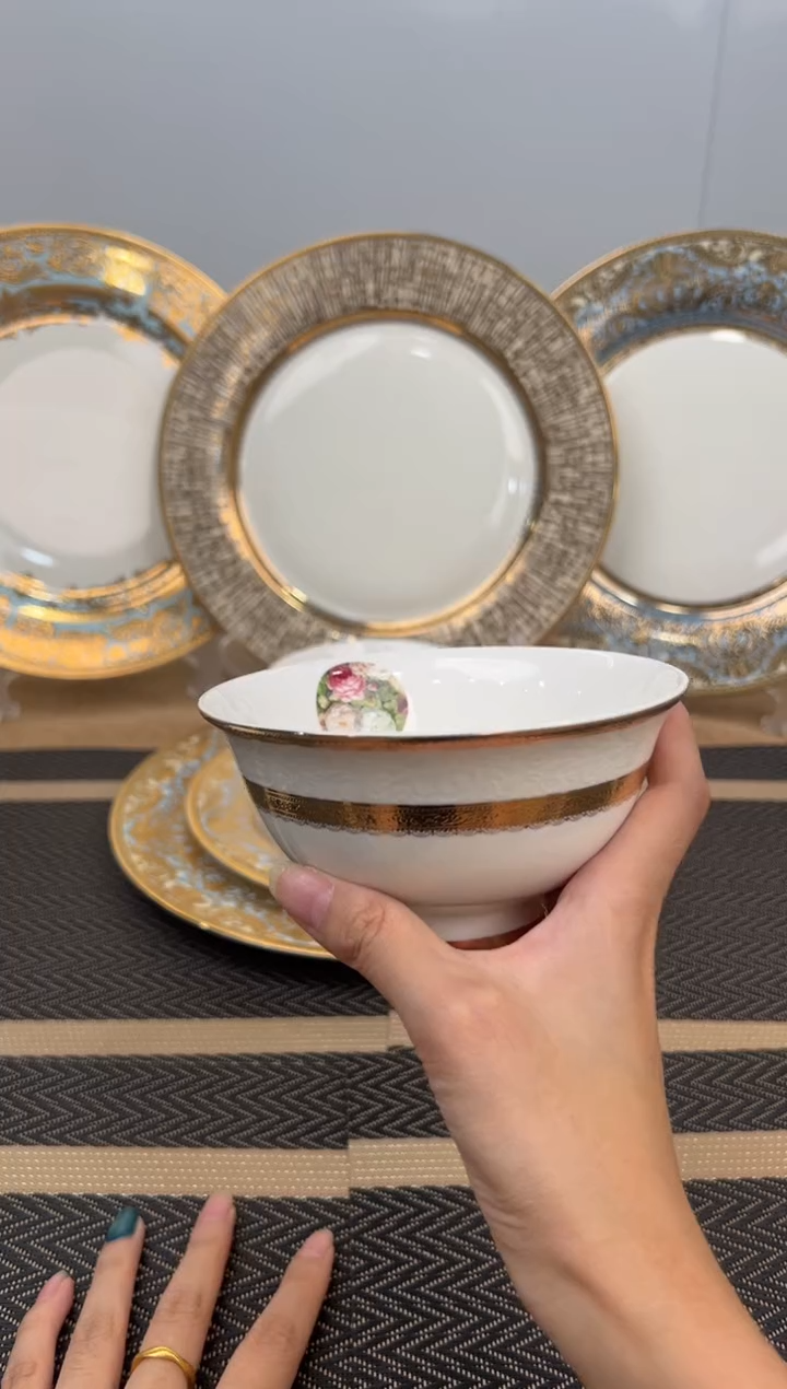 瓷片4.75寸米饭碗6个一单福利