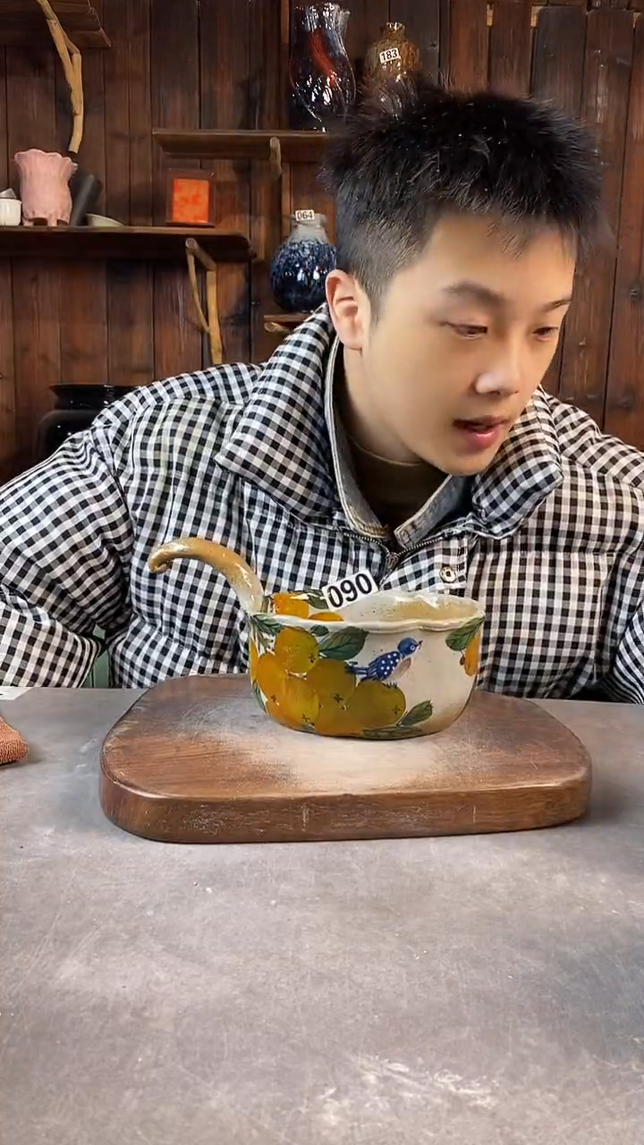 碗090，手工手绘，超值陶瓷