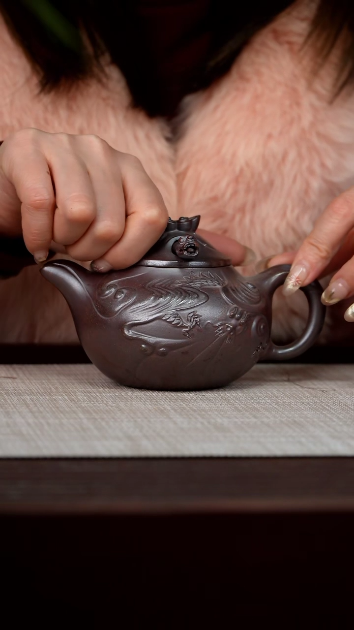 【闪购商品】宜兴原矿紫砂壶茶壶250C