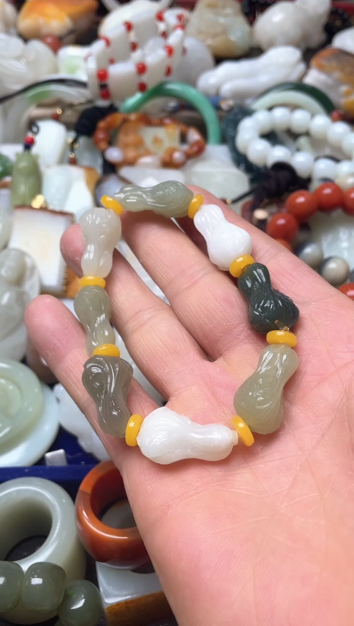 【闪购商品】和田玉手串未镶嵌手串