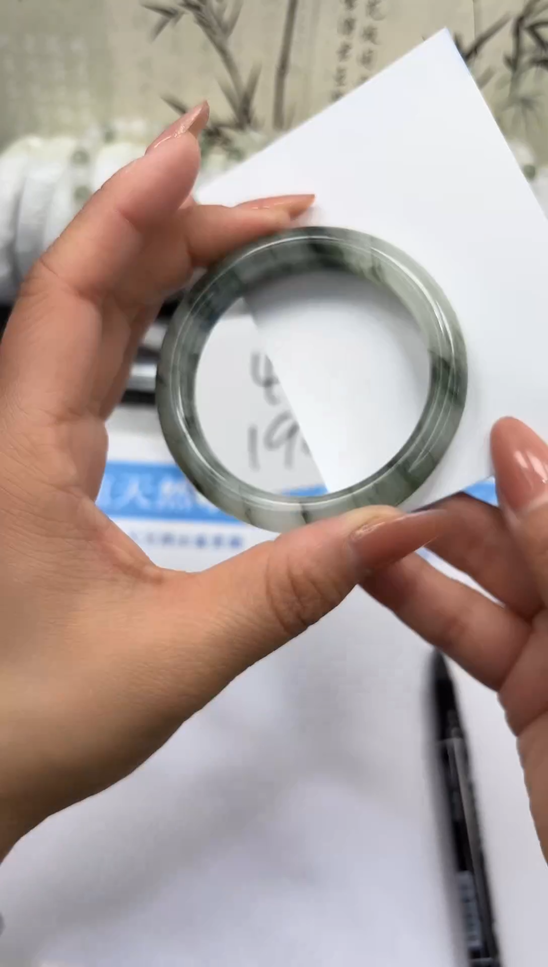 未镶嵌手镯石英质玉A145-53/54/55