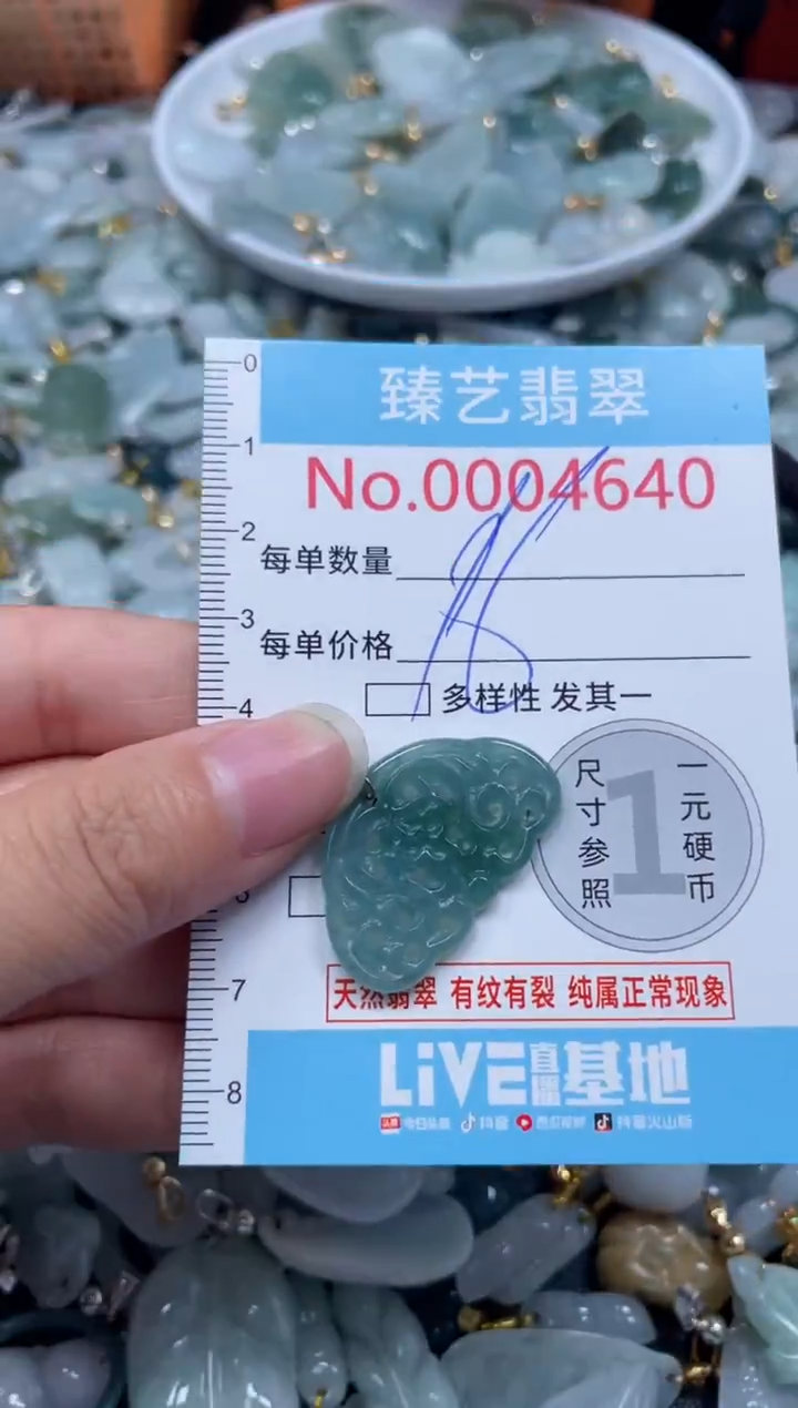 颈饰未镶嵌翡翠4640