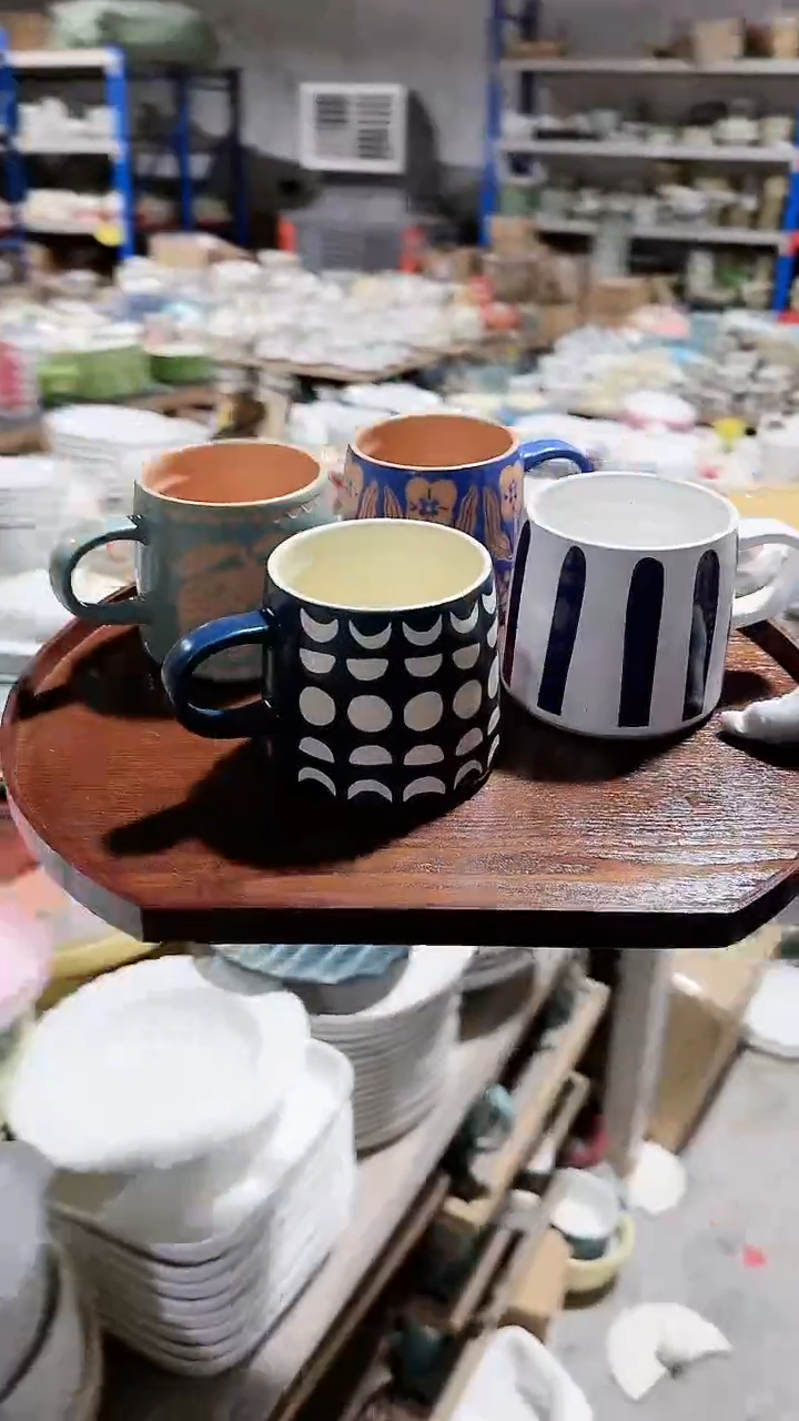 【闪购商品】瓷片4个杯子微瑕 凑满20元包邮