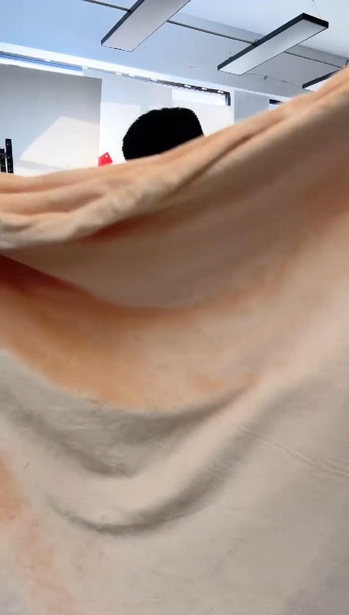 聚酯纤维聚酯纤维纯色  绒被套 孤品