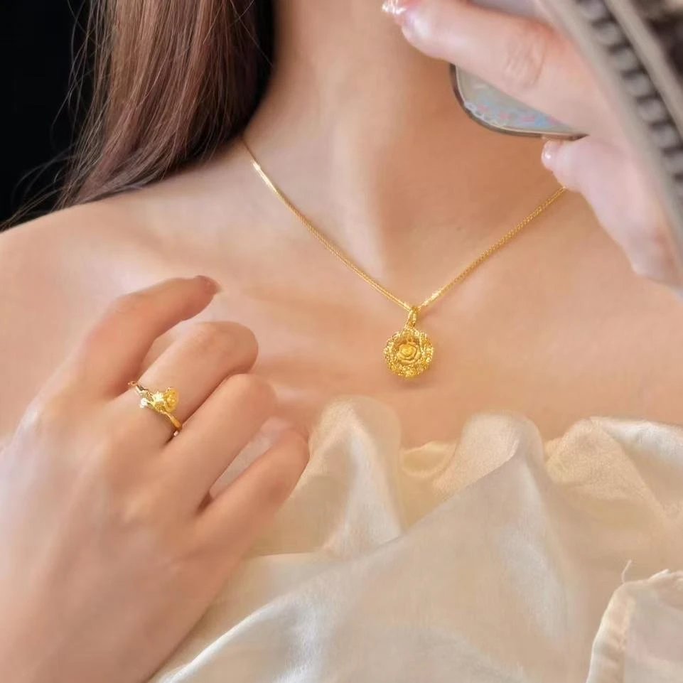 【官方正品】非遗古法传世镂空梦网玫瑰-月月专属