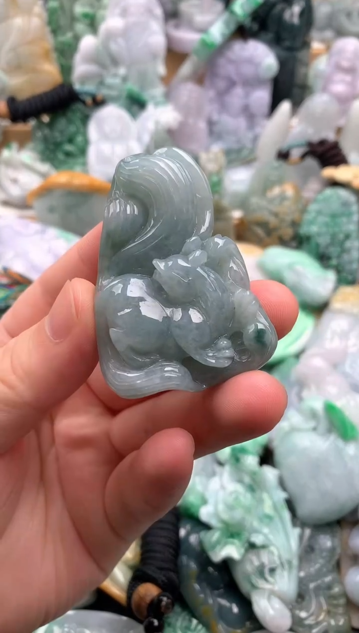 吊坠(不含链)未镶嵌翡翠1