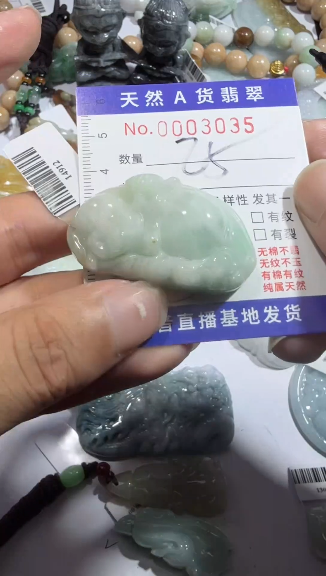 【闪购商品】翡翠颈饰未镶嵌00003035